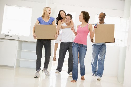 Cookie categories displayed for a removals website