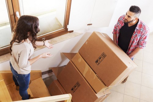 Local removal van in Stpauls supporting office relocation